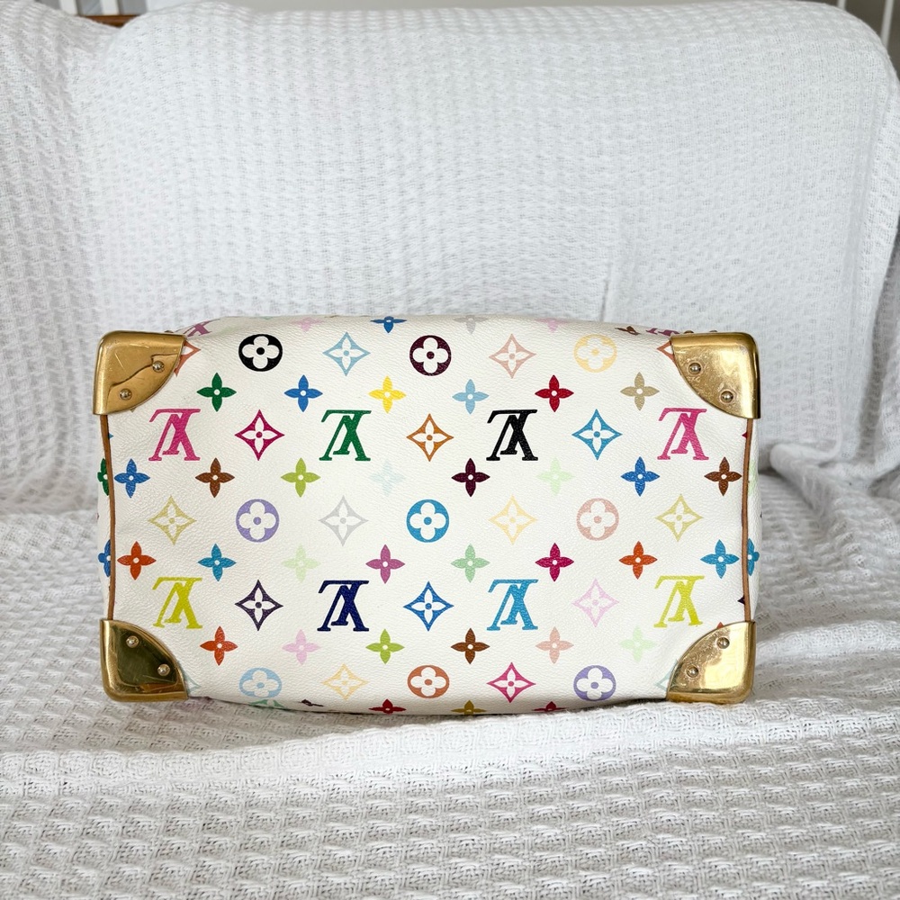 Louis Vuitton Murakami Multicolor Speedy White - Picture 3 of 9